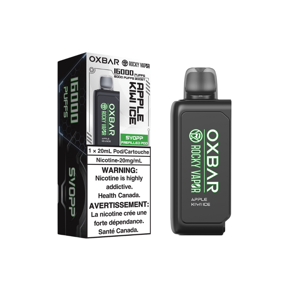 Svopp Oxbar Rocky Vapor (Prefilled Pods) - Apple Kiwi Ice