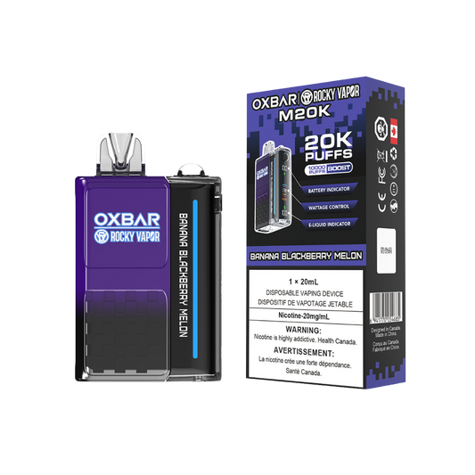 Oxbar Rocky Vapor M20K - Banana Blackberry Melon