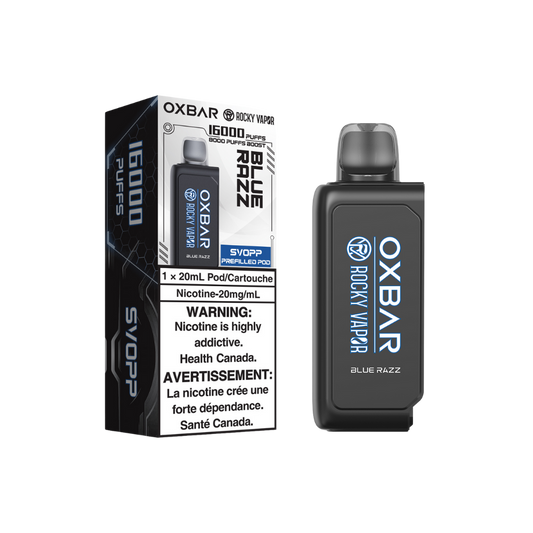 Svopp Oxbar Rocky Vapor (Prefilled Pods) - Blue Razz