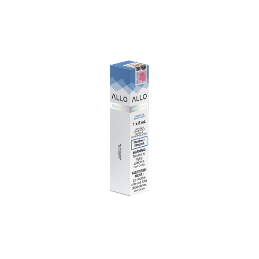 Allo Ultra 2500 Puffs Blueberry Ice Rechargeable Disposable Vape 10Mg