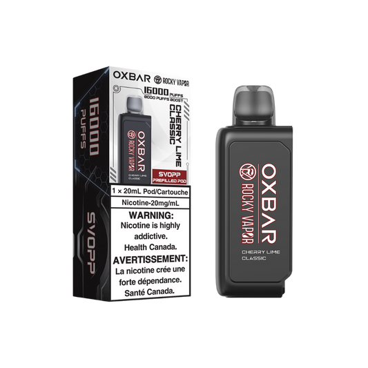 Svopp Oxbar Rocky Vapor (Prefilled Pods) - Cherry Lime Classic