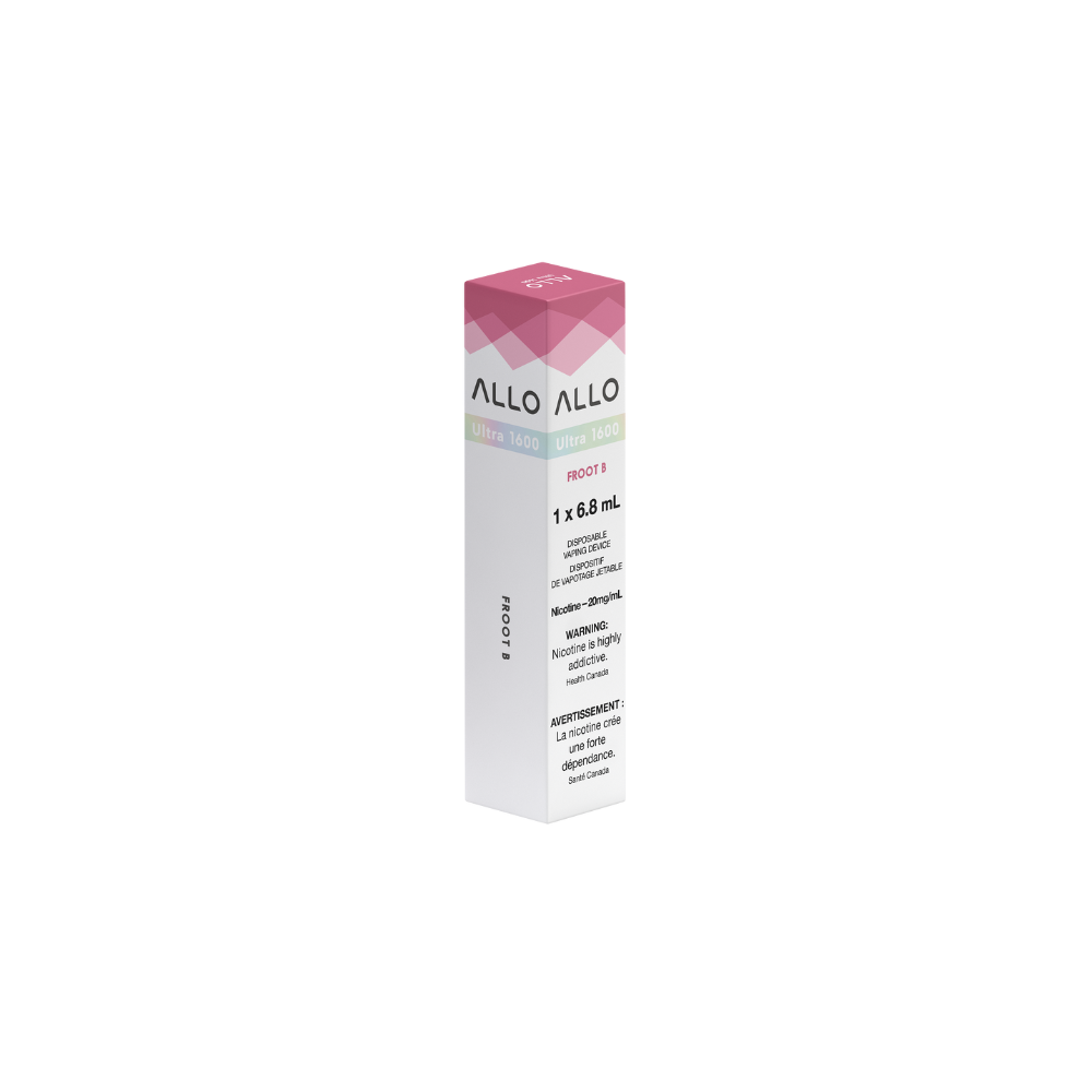 Allo Ultra 1600 Puffs Froot B Rechargeable Disposable Vape 20Mg