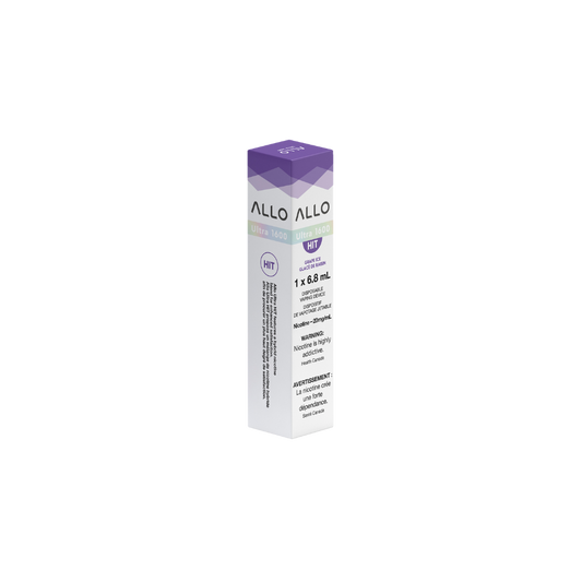 Allo Ultra 1600 Puffs Grape Ice Rechargeable Disposable Vape 20Mg