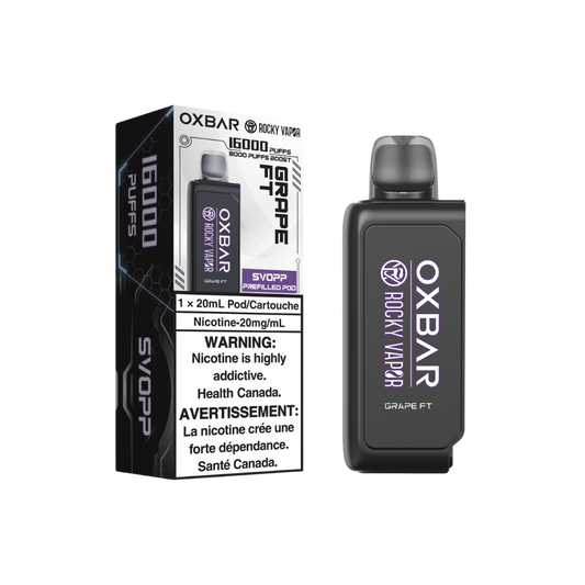 Svopp Oxbar Rocky Vapor (Prefilled Pods) - Grape FT