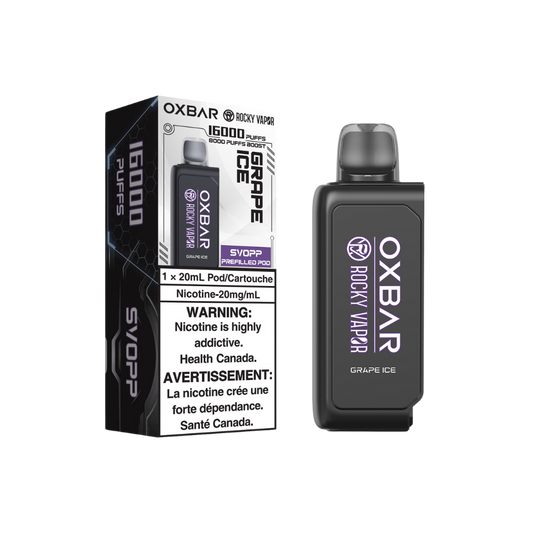 Svopp Oxbar Rocky Vapor (Prefilled Pods) - Grape Ice