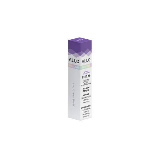 Allo Ultra 2500 Puffs Grape Ice Rechargeable Disposable Vape 20Mg