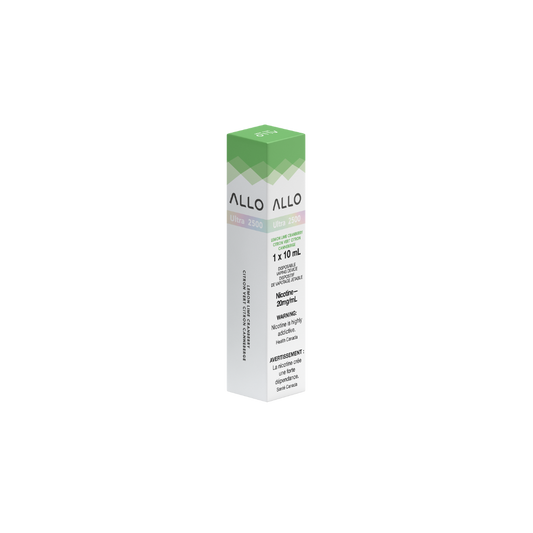 Allo Ultra 2500 Puffs Lemon Lime Cranberry Rechargeable Disposable Vape 10Mg