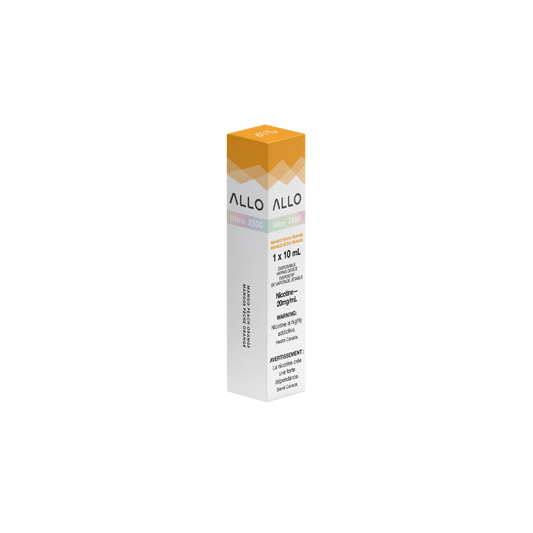 Allo Ultra 2500 Puffs Mango Peach Orange Rechargeable Disposable Vape 20Mg