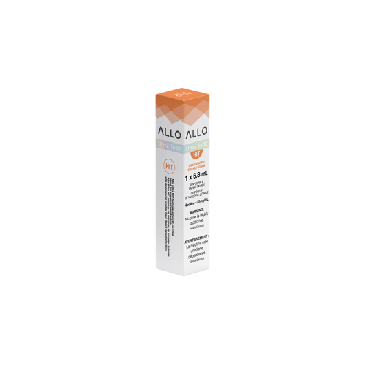 Allo Ultra 1600 Puffs Orange Apple Rechargeable Disposable Vape 20Mg