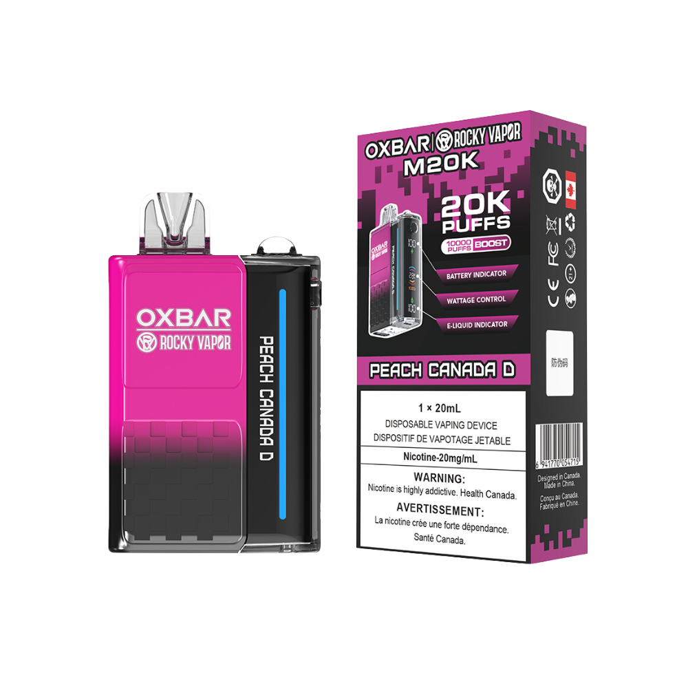 Oxbar Rocky Vapor M20K - Peach Canada D