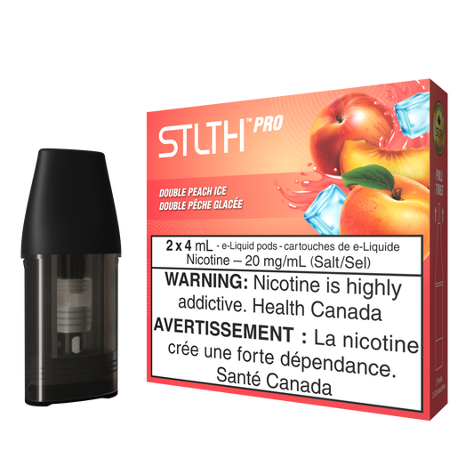 STLTH Pro Pods Double Peach Ice