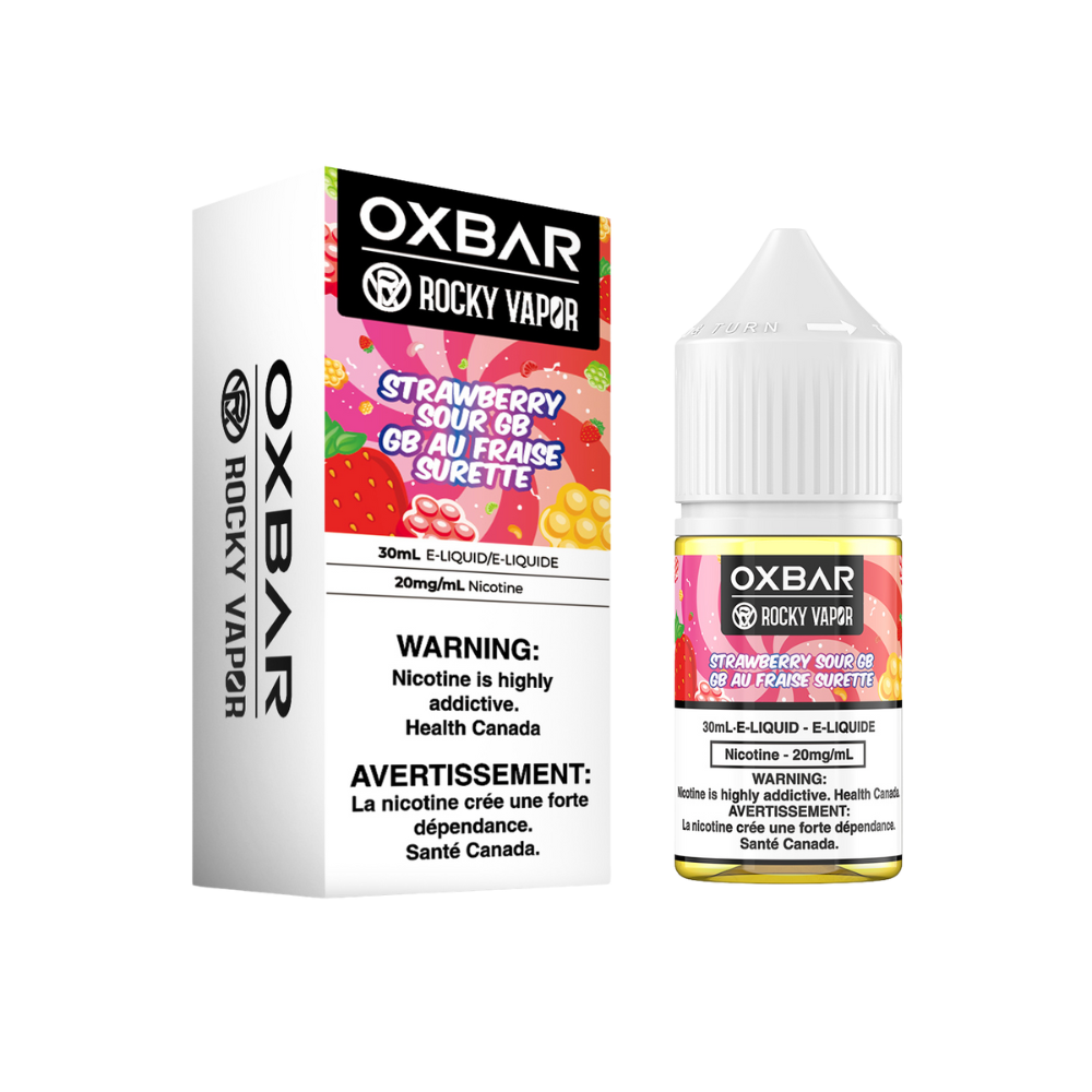 Oxbar Rocky Vapor E-liquids - Strawberry Sour GB