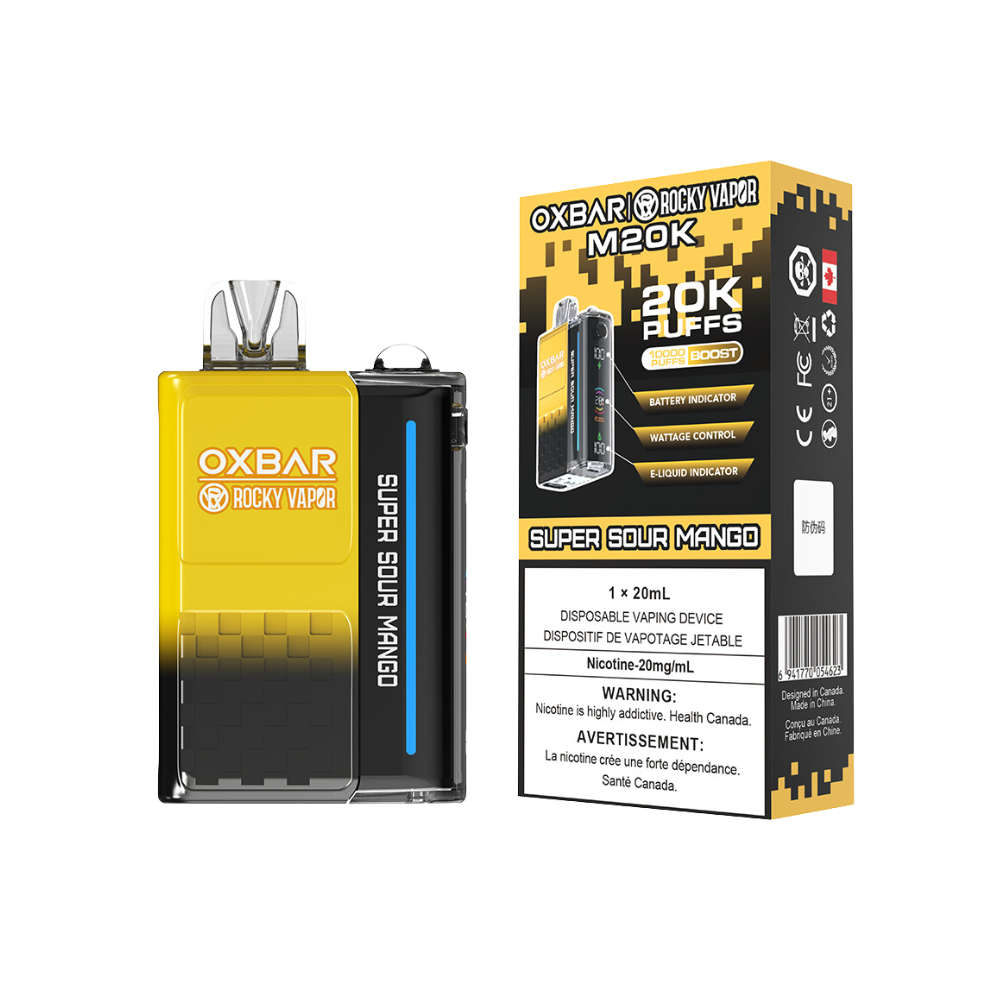 Oxbar Rocky Vapor M20K - Super Sour Mango