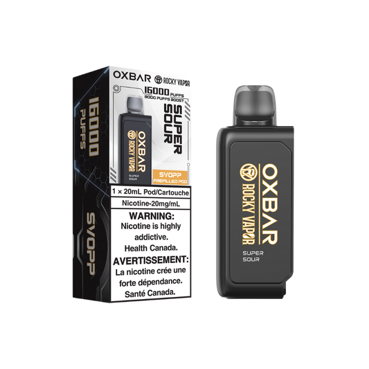 Svopp Oxbar Rocky Vapor (Prefilled Pods) - Super Sour