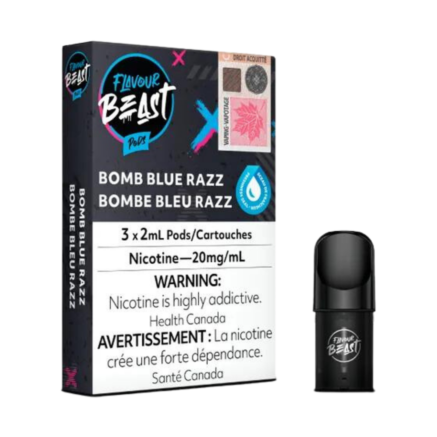 Flavour Beast Pods Bomb Blue Razz