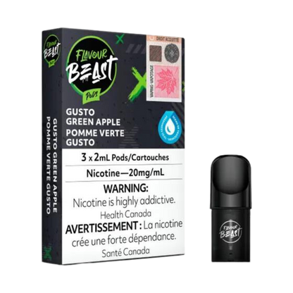 Flavour Beast Pods Gusto Green Apple