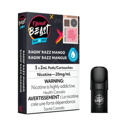 Flavour Beast Pods Ragin' Razz Mango