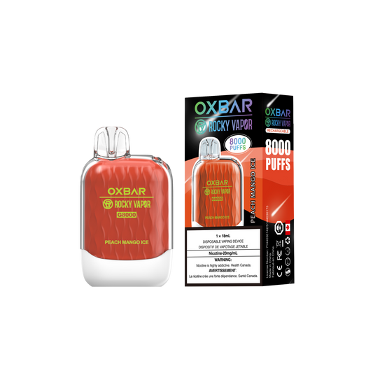 Oxbar Rocky Vapor G-8000 - Peach Mango Ice