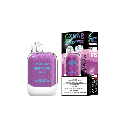 Oxbar Rocky Vapor G-8000 - Raspberry Watermelon Ice