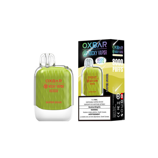 Oxbar Rocky Vapor G-8000 - Super Sour